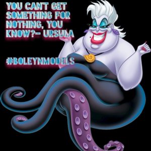 ursula cant get something for nothing