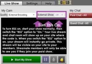 streamate external site show