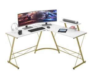 l-shaped desk for streaming