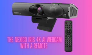 Nexigo Iris 4k ai remote control webcam gaming