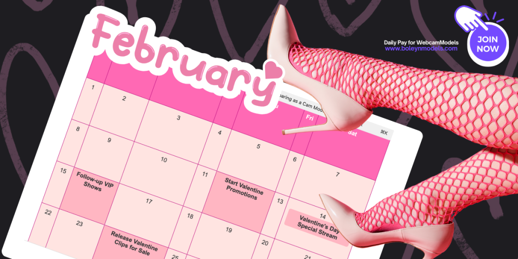 Preparing as a Cam Model for Valentine’s Day